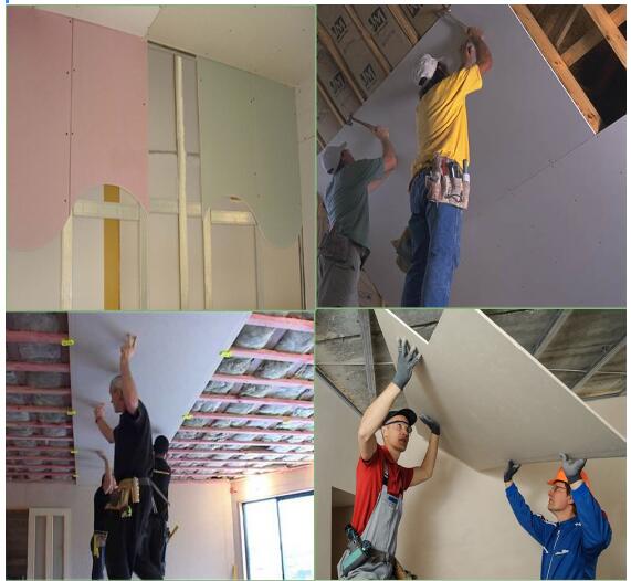 Drywall fireproof Moistureproof 4’x8′ Gypsum Board Fiber Cement